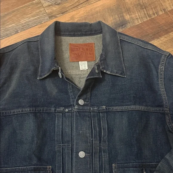 Double RL (RRL) Limited Edition 1 of 100 Coast to Coast Denim Jacket -Size Large - Picture 4 of 15